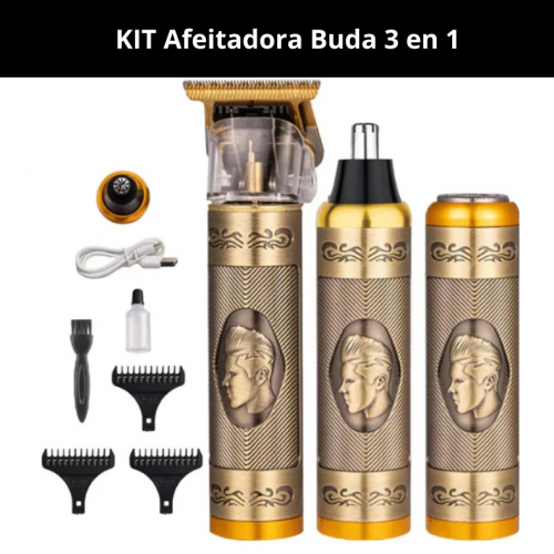 KIT de Afeitar BUDA 3en1