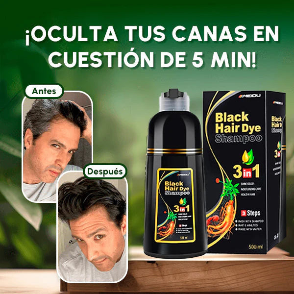 Shampoo Instantáneo | CUBRE CANAS 3en1