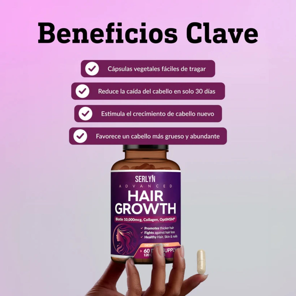 HAIR GROWTH | Haz Crecer tu Cabello, Piel y Uñas | OFERTAZO 🎁