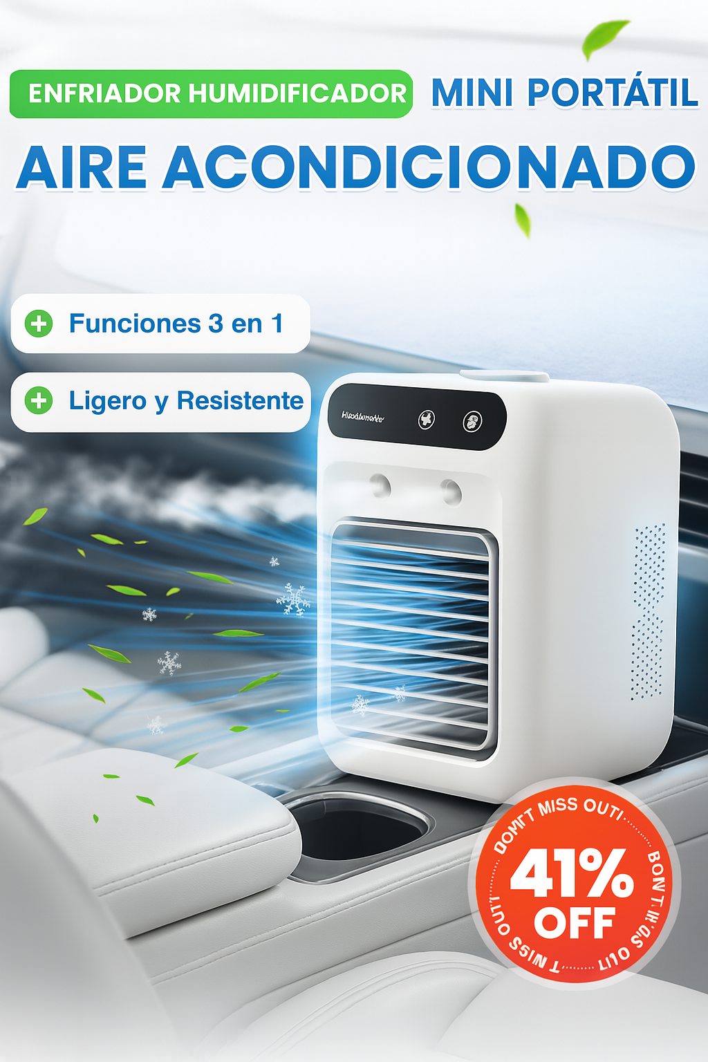 MINI AIRE | Acondicionado Portátil 🥶